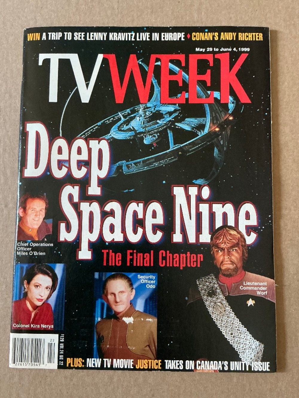 TV Week Magazine Deep Space Nine Cover The Final Chapter 1999